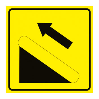 Визуальная пиктограмма «Эскалатор, подъёмник», ДС58 (пластик 2 мм, 150х150 мм)